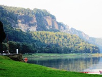 Elbe River Valley View