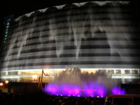 Hotel Exterior Waterfall