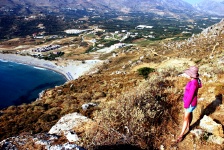 Plakias to Kalypso Trail - View of Plakias Bay