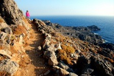 Plakias to Kalypso Trail - View of Libya Sea