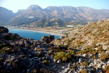 Plakias to Kalypso Trail - View of Plakias Valley