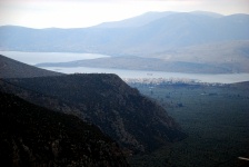 Delphi Town Scenes - Hotel Room View of Corinth Gulf