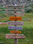 Norway Train Scenes - Mrydal Directional Sign