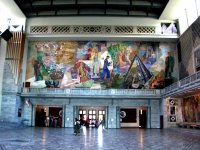 Oslo Scenes - City Hall Interior Mural