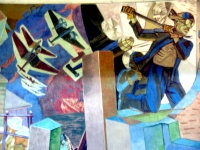 Oslo Scenes - City Hall Interior Mural