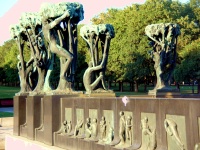 Vigeland Park - Bronze Water Fountain Sculpture