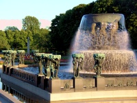 Vigeland Park - Bronze Water Fountain Sculpture