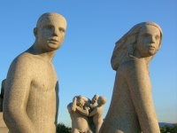 Vigeland Park - Granite Monolith Sculpture