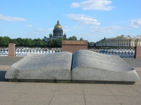 St. Petersburg Scenes - Views of St. Issac Cathedral and Book Sculpture