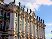 St. Petersburg Scenes - Winter Palace (1762) and Hermitage Museum (1852)